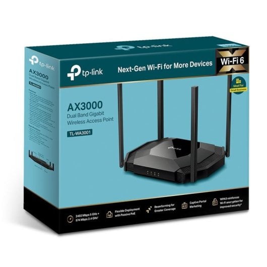 WLAN-Zugangspunkt TP-Link TL-WA3001 Wi-Fi 6 AX3000 Dual-Band