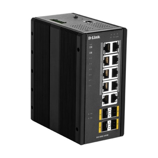 Conmutador Industrial D-Link DIS-300G-14PSW Gestionado L2 PoE+ 10 Gigabit