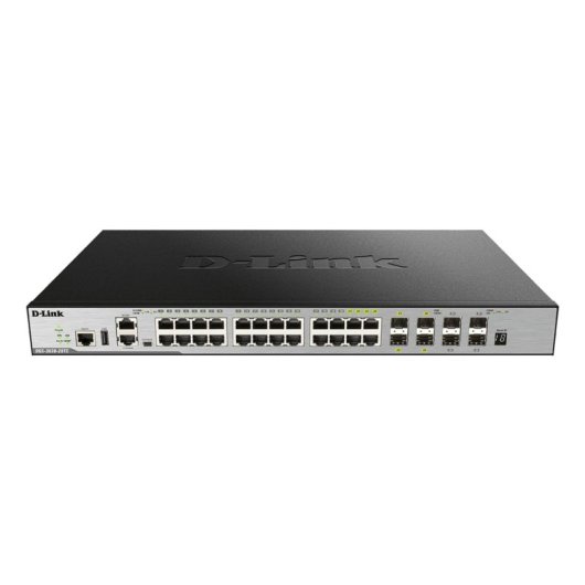 Comutador D-Link DGS-3630-28PC L3 Gerido PoE+ Empilável