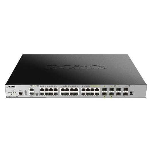 Comutador D-Link DGS-3630-28PC L3 Gerido PoE+ Empilável