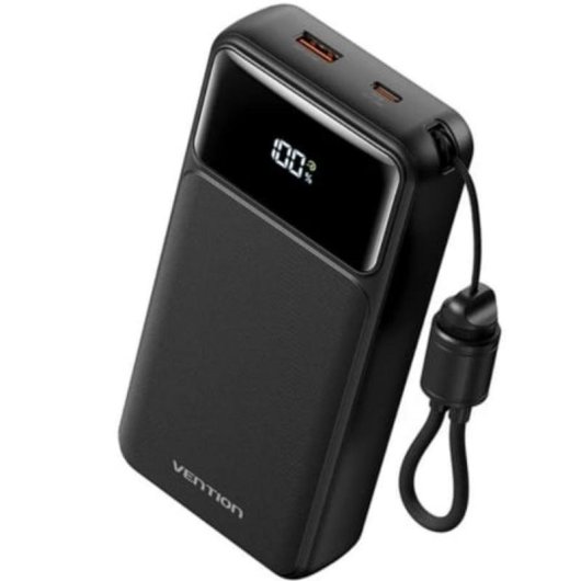 Batterie Externe Vention XGY40 20000mAh 22.5W Noir