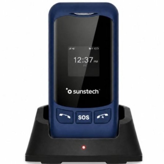 Sunstech CELT26 4G 2,8" Double Écran Bouton SOS Bleu
