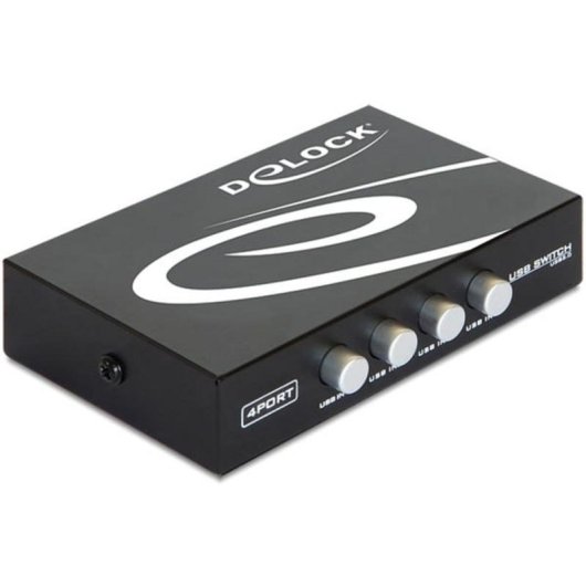 DeLOCK USB Switch 4-Port USB 2.0 Kabelgebunden