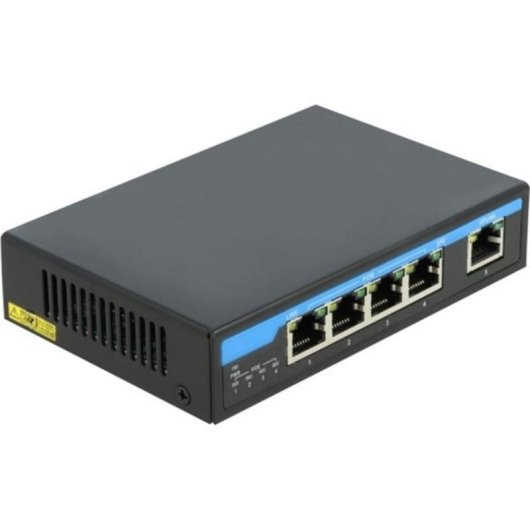 Gigabit Ethernet Switch DeLOCK 4 PoE+ Ports 1 Uplink