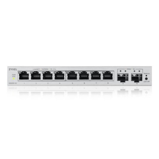 Switch Zyxel GS1200-10v3 8 Gigabit Ports 2 SFP