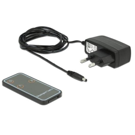 Conmutador DisplayPort DeLOCK 1.4 8K 2x1 con Control Remoto