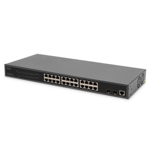 Commutateur PoE Gestionné Digitus DN-95359 24 Ports + 2 SFP 52 Gbps