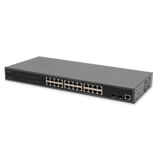Switch PoE Gestito Digitus DN-95359 24 Porte + 2 SFP 52 Gbps