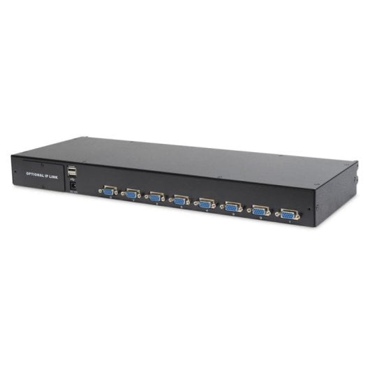 Console KVM LCD Digitus 19 pouces 8 ports VGA tactile