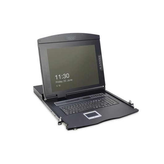 Digitus 17" Rack-KVM-Konsole 8-Port Touchpanel