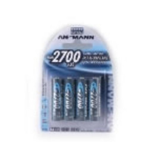 Pilas recargables Ansmann AA 2700mAh NiMH 4 unidades