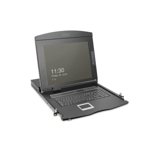 Console KVM LCD Digitus DS-72221-6GE 19" Full HD 8 Porte HDMI Modulare 1U