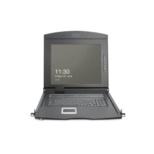 Console KVM LCD Digitus DS-72221-6GE 19" Full HD 8 Porte HDMI Modulare 1U