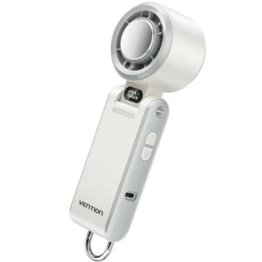 Mini-Handventilator Vention PBCW0 Weiß 13000 RPM 100 Stufen USB-C Akku 3000 mAh