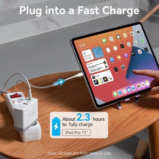 USB-C auf USB-C Kabel Vention TAXWD 3A 0,5m Weiß