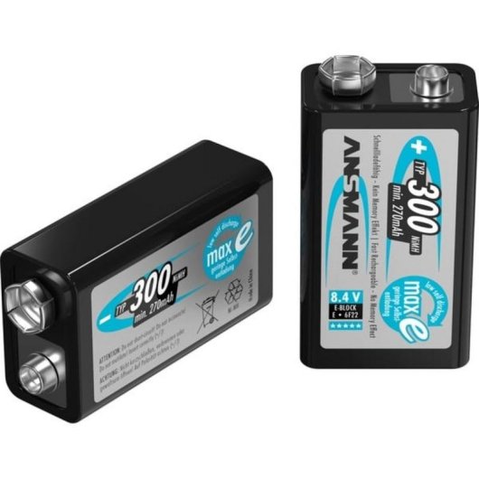 Ansmann 2500mAh AA maxE plus NiMH E-Block Wiederaufladbare Batterie