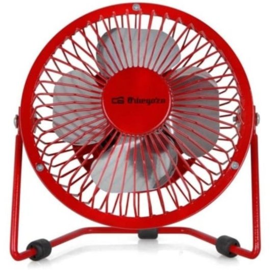 Mini Ventilador USB Orbegozo PW 1027 2,5W Funcionamiento Silencioso Aspas Metálicas Compacto