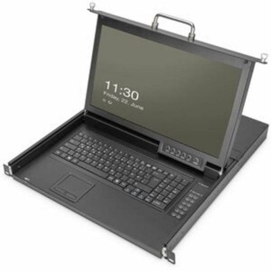 Console KVM LCD HD Digitus DS-72220-2GE, 17 pouces, 8 ports VGA