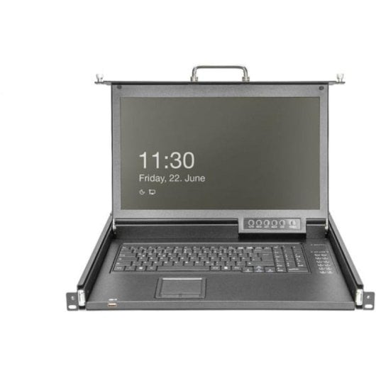 Console KVM LCD HD Digitus DS-72220-2GE, 17 pouces, 8 ports VGA