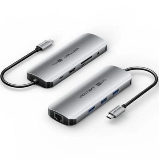 Vention TQLHB USB-C Hub 9-in-1 Grau