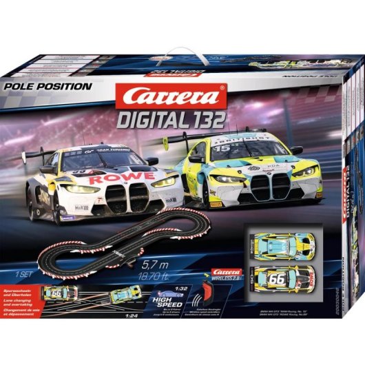 Carrera DIGITAL 132 Pole Position Rennbahn-Set 1:32 für 6 Spieler