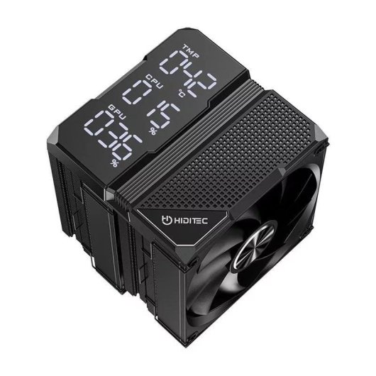 Refrigeração Ar Hiditec Socket LGA 1851 AM5 120mm DC40 PRO RGB Digital