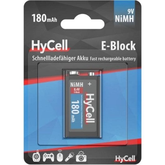 Ansmann 9V Block Akku NiMH 150 mAh wiederaufladbar