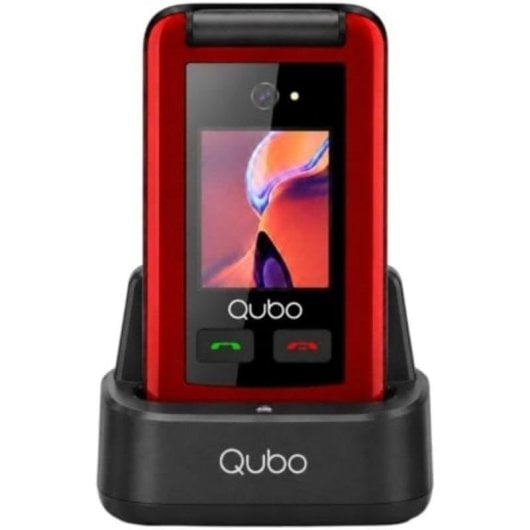 Qubo X-247RDC 4G 2,4" Doble pantalla SOS Rojo