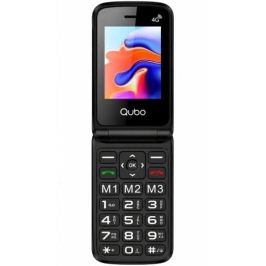 Qubo X-247RDC 4G 2,4" Doble pantalla SOS Rojo
