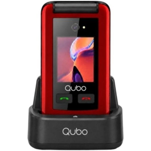 Qubo X-247RDC 4G 2,4" Doble pantalla SOS Rojo