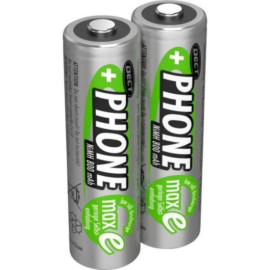 Batería recargable Ansmann AA 800 mAh NiMH 1,2 V 2 unidades