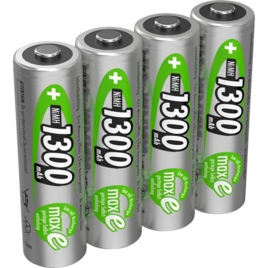Batería recargable Ansmann AA NiMH 1300 mAh 4 unidades