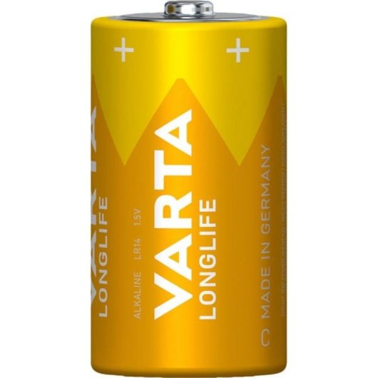 Pile Alcaline VARTA Longlife C 1,5V 2 Pièces