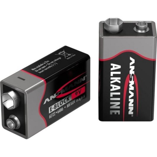 Pilha Ansmann 9V E-Block Alcalina