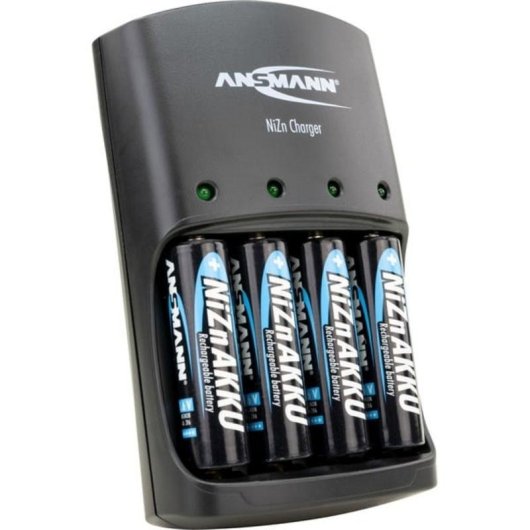Cargador Ansmann 1001-0013 NiZn AA/AAA 4 unidades