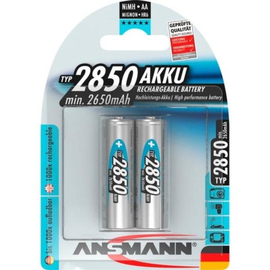 Akkumulator Ansmann AA NiMH 2850 mAh 2 Stück