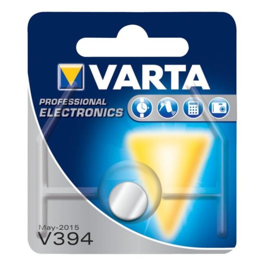 Pile bouton Varta V394 Oxyde d'argent 1,55 V 58 mAh