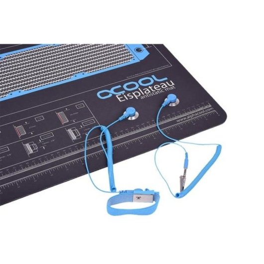 Alfombrilla antiestática Alphacool Negro Caucho 1200 mm x 600 mm x 4 mm
