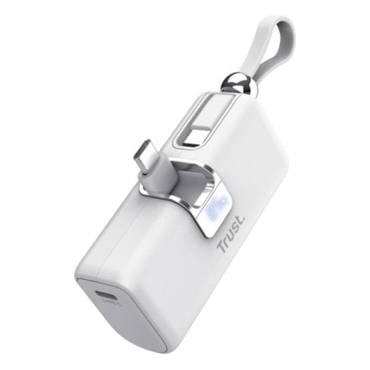Trust Pacto 5000 mAh USB-C PD 20W Powerbank Weiß