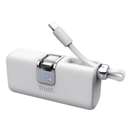 Trust Pacto 5000 mAh USB-C PD 20W Powerbank Weiß