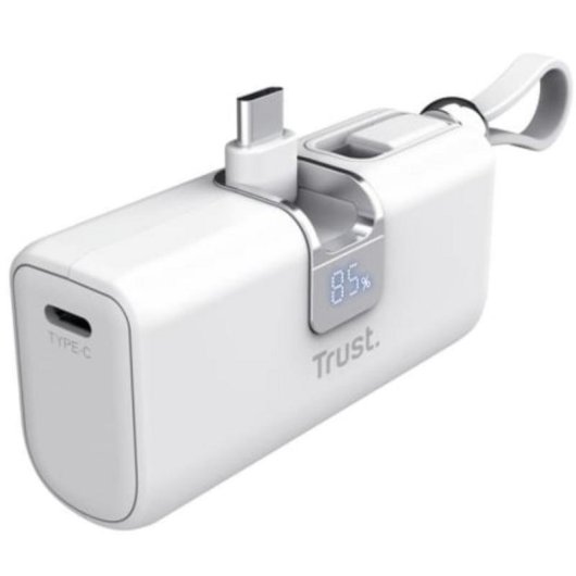 Trust Pacto 5000 mAh USB-C PD 20W Powerbank Weiß