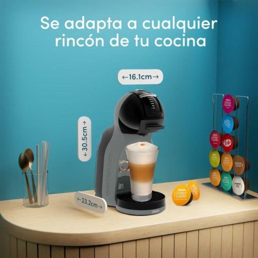 Cafetière à capsules DeLonghi Mini Me 2 0,8L 15 Bars Éco et Contrôle Température