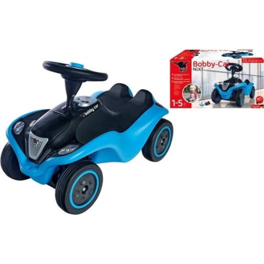 Schiebeautos BIG Bobby-Car NEXT blau mit LED-Licht und Sound