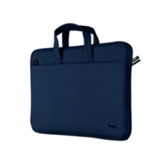 Sacoche Trust Bologna pour PC Portable 14" Bleue Matière Recyclée
