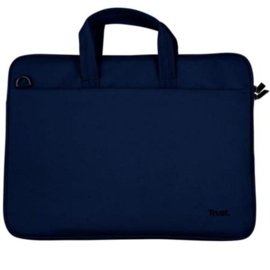 Sacoche Trust Bologna pour PC Portable 14" Bleue Matière Recyclée
