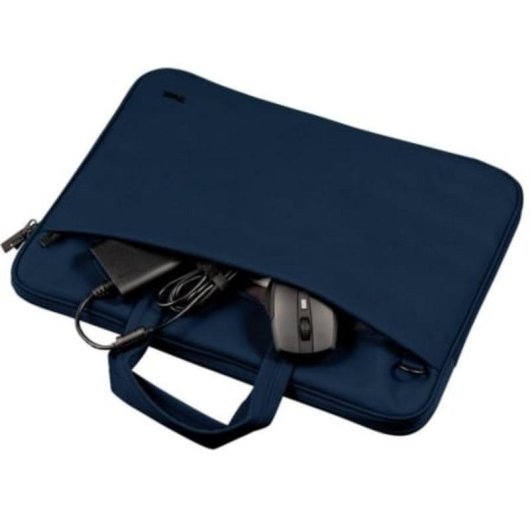 Sacoche Trust Bologna pour PC Portable 14" Bleue Matière Recyclée