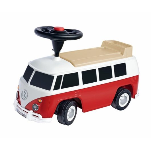 Carro de Empurrar BIG VW T1 para Crianças - Vermelho