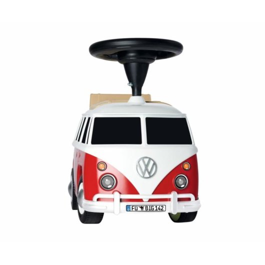 Carro de Empurrar BIG VW T1 para Crianças - Vermelho