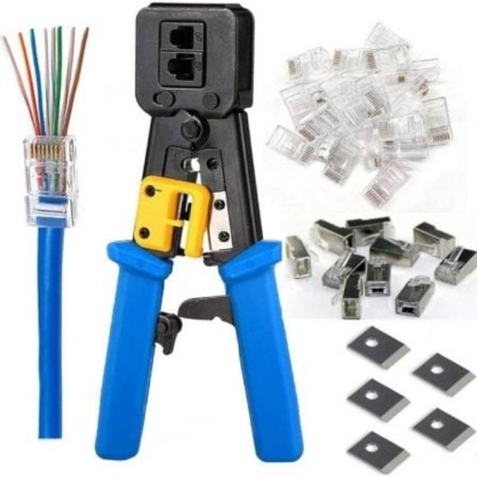 Crimpatrice Phasak TD 016 FastCrimp RJ11/RJ12/RJ45 con fermi e grilletto