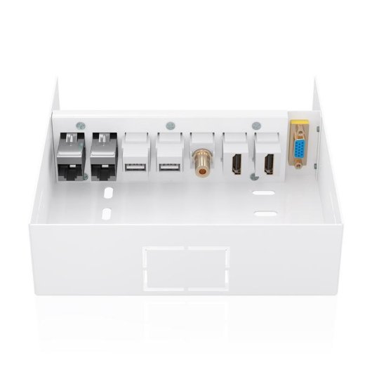 Multimedia-Verbindungskasten Aisens VGA HDMI USB-B RJ45 Cat.6A STP
